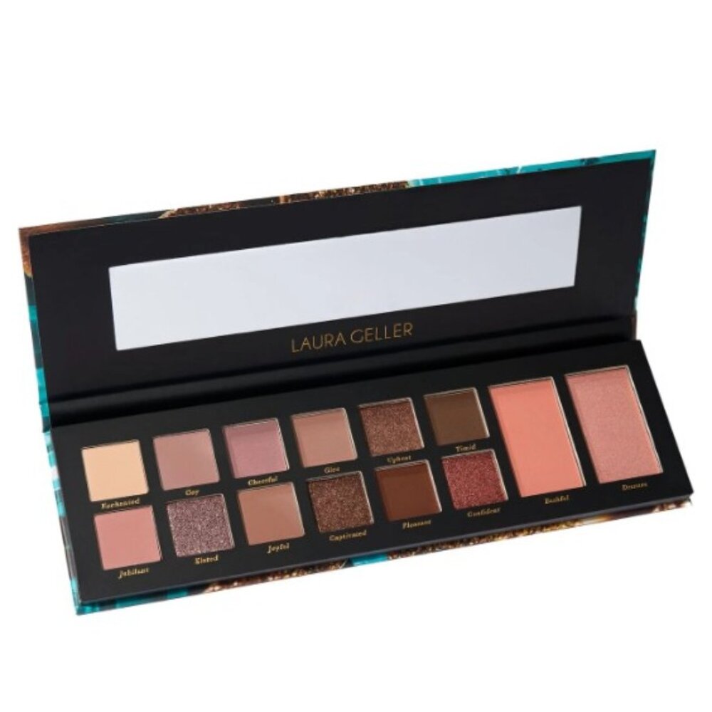 Laura Geller Essentials Blushing & Blissful 12 Multi-Finish Eyeshadows NEW